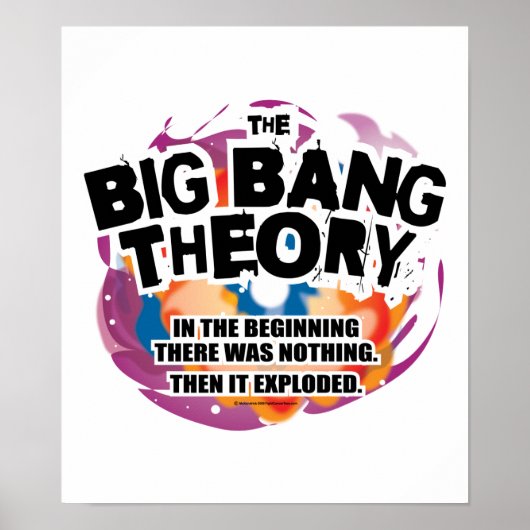De Big Bang Theory Poster (Voorkant)