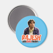 De Big Bang Theory | Rajesh Magneet (Voorkant / Achterkant)