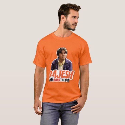 De Big Bang Theory | Rajesh T-shirt (Voorkant volledig)