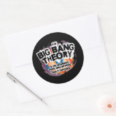 De Big Bang Theory Ronde Sticker (Envelop)