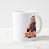 De Big Bang Theory | Sheldon Extra Grote Beker (Voorkant rechts)