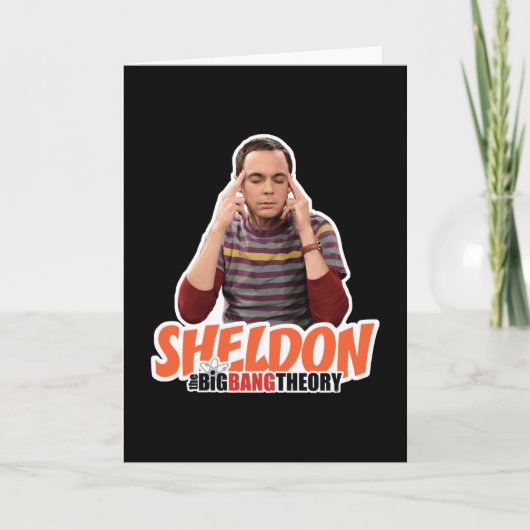 De Big Bang Theory | Sheldon Kaart (Voorkant)