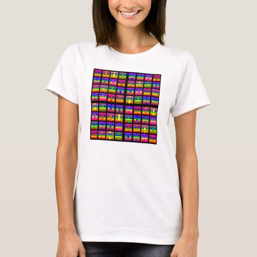 De Big Ching: Chakra I Ching Tee Shirt (Voorkant)