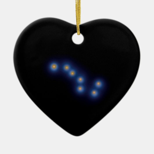 De Big Dipper Keramisch Ornament (Voorkant)