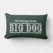 De Big Dog T-Shirt Kussen (Voorkant)