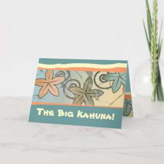 De Big Kahuna Hawaiian-Vaderdag Kaart