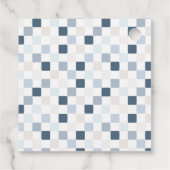 De Big One Boys Beach Surf Verjaardag Bedankjes Labels (Achterkant)