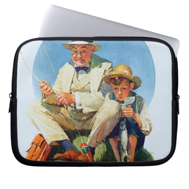 De Big One vangen Laptop Sleeve (Voorkant)