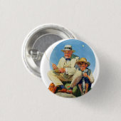 De Big One vangen Ronde Button 3,2 Cm (Voorkant /achterkant)