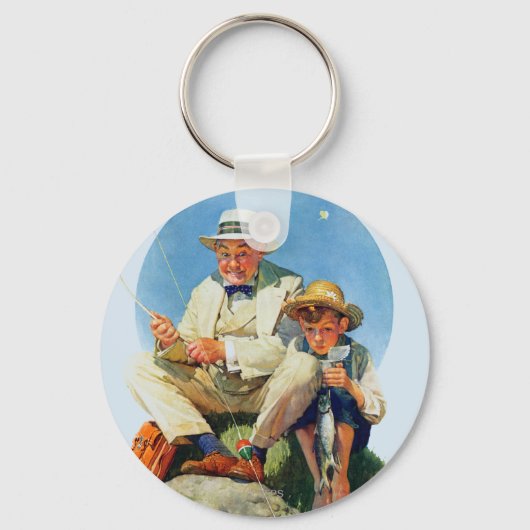 De Big One vangen Sleutelhanger (Voorkant)