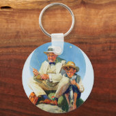 De Big One vangen Sleutelhanger (Voorkant)