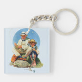 De Big One vangen Sleutelhanger (Achterkant)