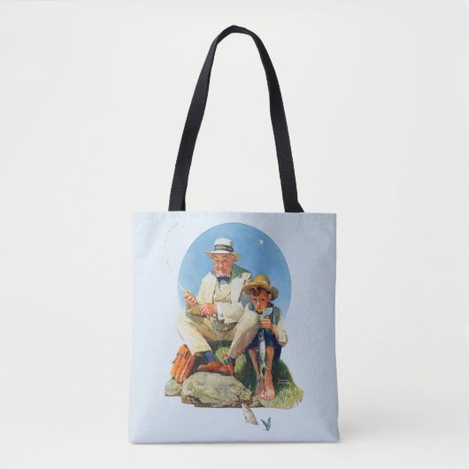 De Big One vangen Tote Bag (Voorkant)