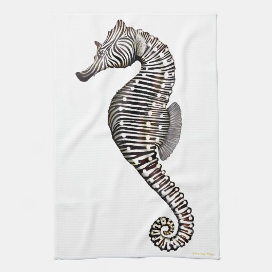 De Big Seahorse Kitchen Towel Theedoek (Verticaal)