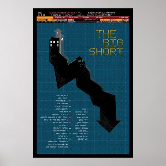 De Big Short Poster (Voorkant)