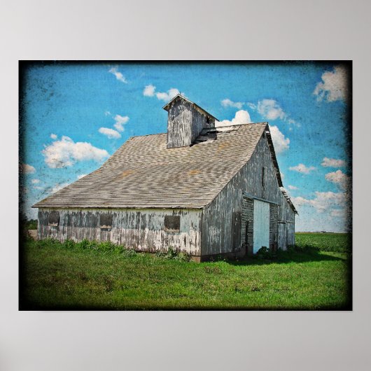 De Big White Barn Poster (Voorkant)
