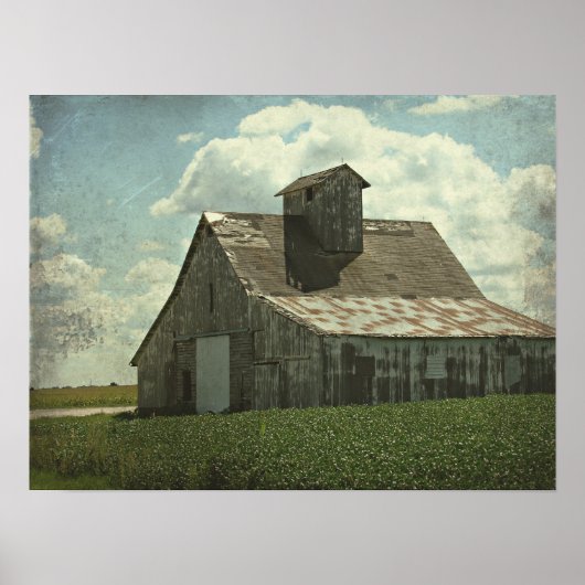 De Big White Barn Poster (Voorkant)