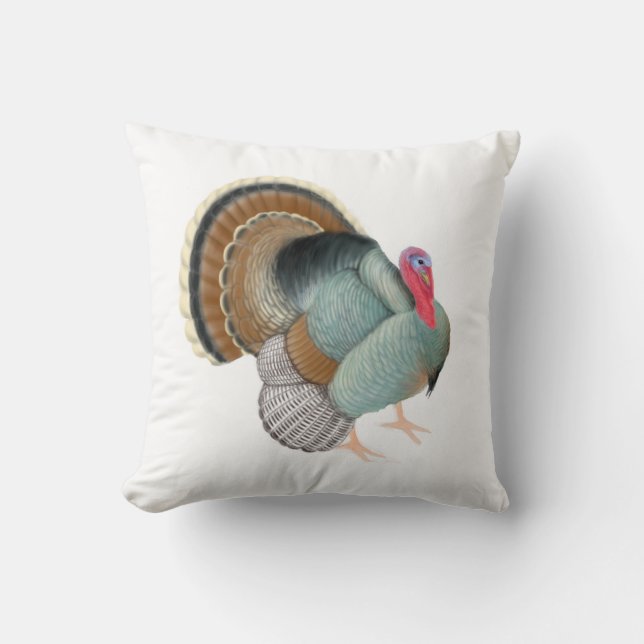 De Big Wild Turkey Pillow Kussen (Voorkant)