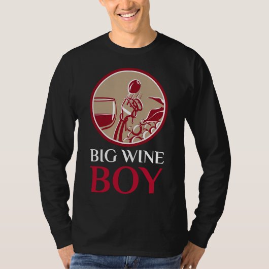 De Big Wine Boy T-shirt (Voorkant)