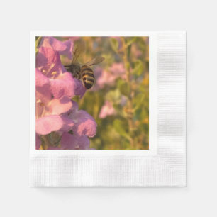 De Bij 🐝 En De Bloem 🌺 Servet