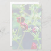 De bij met de rode ventilator briefpapier (Voorkant / Achterkant)