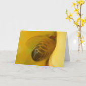 De Bij van de honing Kaart (Gele Bloem)