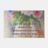 De Bijbel helpt je te troosten. Deurmat (Voorkant)