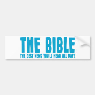 De Bijbel: het beste nieuws dat je de hele dag hoo Bumpersticker
