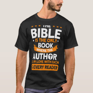 De Bijbel is de enige Christelijke boekbellenstudi T-shirt