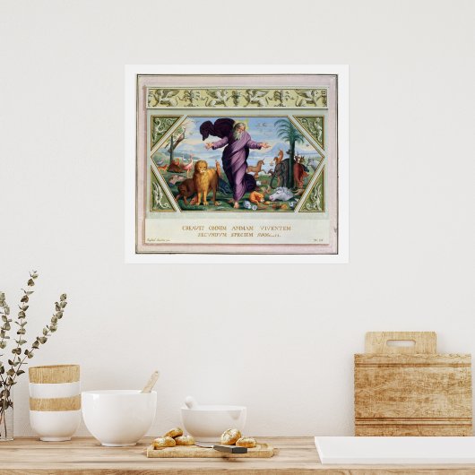 De Bijbel Raphael: Drieëndertig scènes van de Ol Poster (Keuken)