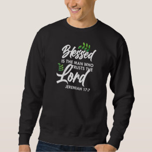 De bijbel Verse Blessed is het Man dat de heer ver Trui