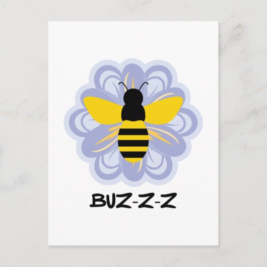 De bijen zijn de liefdadigheidsbeengrootbijen briefkaart (Voorkant)