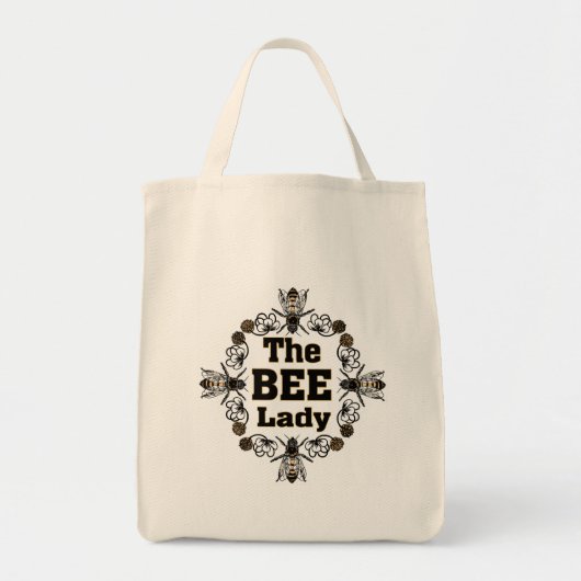 de bijendame tote bag (Voorkant)