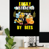 De bijenteelt maakt de bijen gemakkelijk ondersche poster (Thuiskantoor)