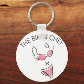 De Bikini Chef Logo Sleutelhanger (Voorkant)