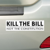 De Bill doden Bumpersticker (Op auto)