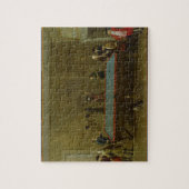 De Billiard Room (olie op doek) Legpuzzel (Verticaal)