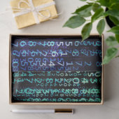De Binaire Code van de Matrijs van de technologie  Tissuepapier (Geschenk)