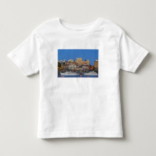 De binnenhaven in Victoria British Columbia Kinder Shirts