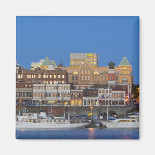 De binnenhaven in Victoria British Columbia Magneet