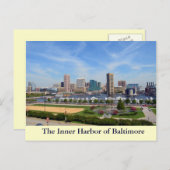 De binnenhaven van Baltimore Briefkaart (Voorkant / Achterkant)