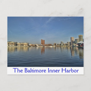 De binnenhaven van Baltimore Briefkaart