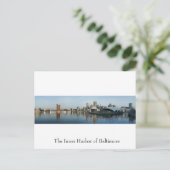 De binnenhaven van Baltimore Briefkaart (Staand voorkant)