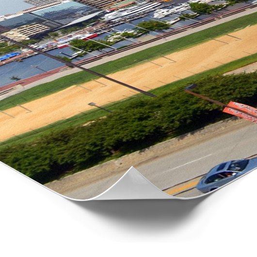 De binnenhaven van Baltimore Poster (Hoek)