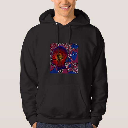 de binnenkant-trippy-geest-1000 hoodie (Voorkant)