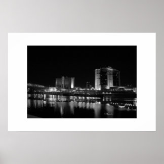 De binnenstad Shreport, de casino's van LA en de v Poster
