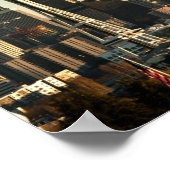 De binnenstad van Seattle skyline en Space Needle Poster (Hoek)