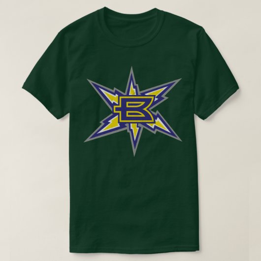 De Birmingham Thunderbolts XFL Team 1 T-shirt (Design voorkant)