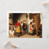 De Birthday Cake, mooi schilderij, Kaart (Voorkant / Achterkant in situ)