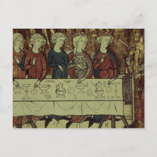 De Birthday feast van Nubien, koning van Armenië Briefkaart